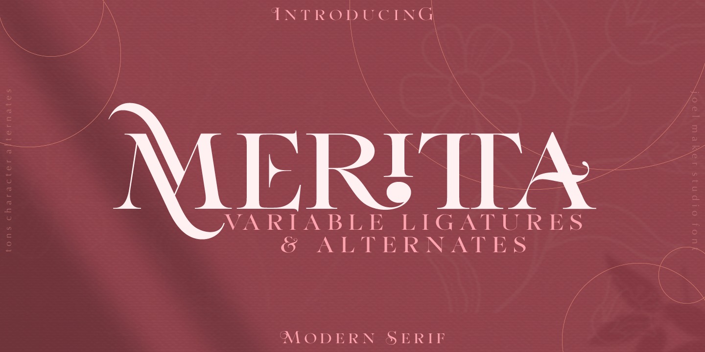 フォント Meritta Serif